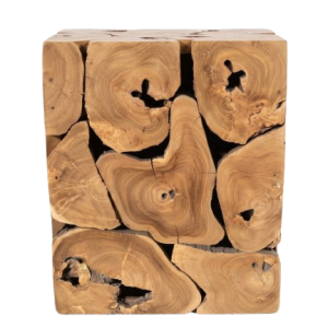 Cubo cortes de Teca