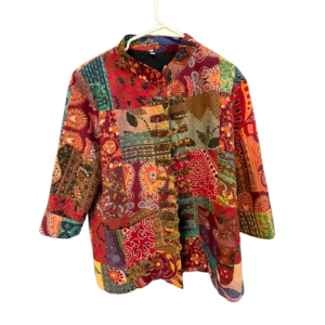 chaqueta patchwork